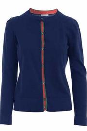  Placket Stripe Cardi