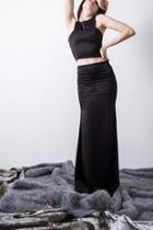  Satin Crop Dress