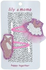  Flower Tutu And Ballet Shoe Hair Clip Set