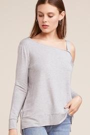  Grey Shoulder Top