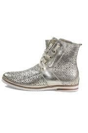  Silver Mesh Booties