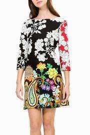  Retro Flowered Dress