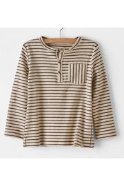  Grey Striped Stretch Jersey Shirt