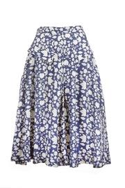  Navy Leaves Skirt