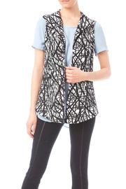  Black Print Vest