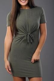  Tie-front Bodycon Dress