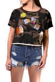  Camo Crop Top