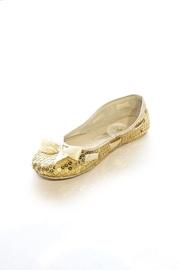  Sequin Bow Flat
