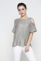  Fold-over Sleeves Top