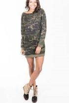  Sweatshirt Camo Dress