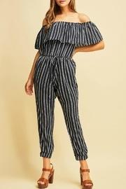  Striped Highwaisted Jumpsuit