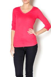  Ruched 3/4 Tee