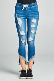  Raw Hem Jeggings