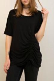  Black Drawstring Tee