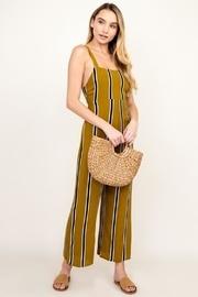  Olive Stripe Jumpsuit