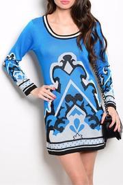  Blue And Black Sweater