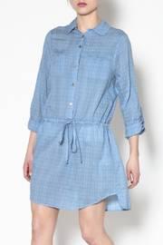 Blue Long Sleeve Dress