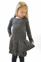  Splatter Ruffle Dress