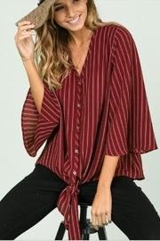  Buttonup Tie Top