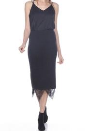  Bodycon Lace-bottom Skirt