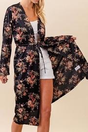  Long Floral Cardigan