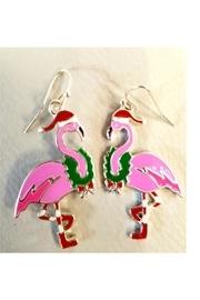 Holiday Flamingo Earrings