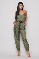  Belted Jogger Jumpsuit