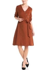  Rust Wrap Dress