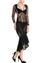  Sheer Midi Dress