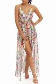  Tie-dye Chiffon Dress