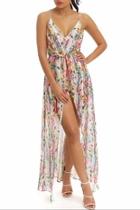  Tie-dye Chiffon Dress