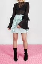  Shiny Mint Skirt