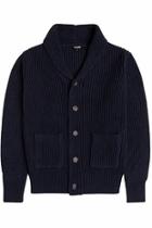  Navy Cardigan Sweater