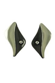  Bicolour Rectangle Earrings
