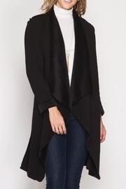  Double Faced Open Cardigan