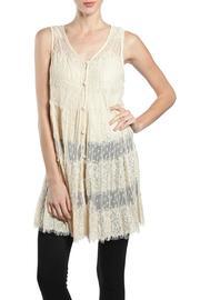  Cream Lace Vest
