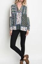  Patchwork Paisley Top