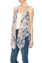  Sheer Lace Vest