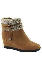  Fur Wedge Bootie