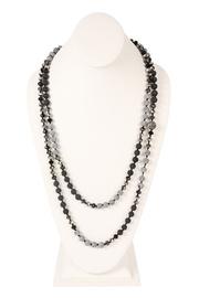  Longline-lava Crystal-necklace