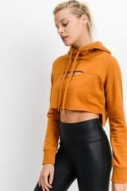  Cropped Peek-a-boo Hoodie