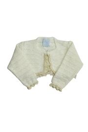  Ivory Lace & Knitted Bolero