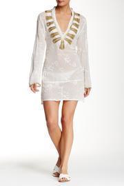  Ivory Embellished Tunic