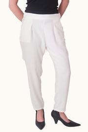  Beige Cigarette Pant