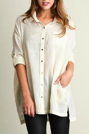  Cream Button Up