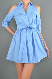  Cutout Shoulder Dress