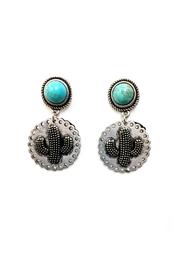  Cactus Turquoise Earrings