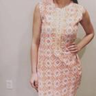  Orange Tribal Dress