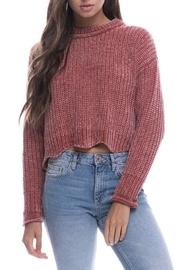  Scallop Hem Sweater