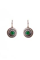 Emerald Crystal Earrings